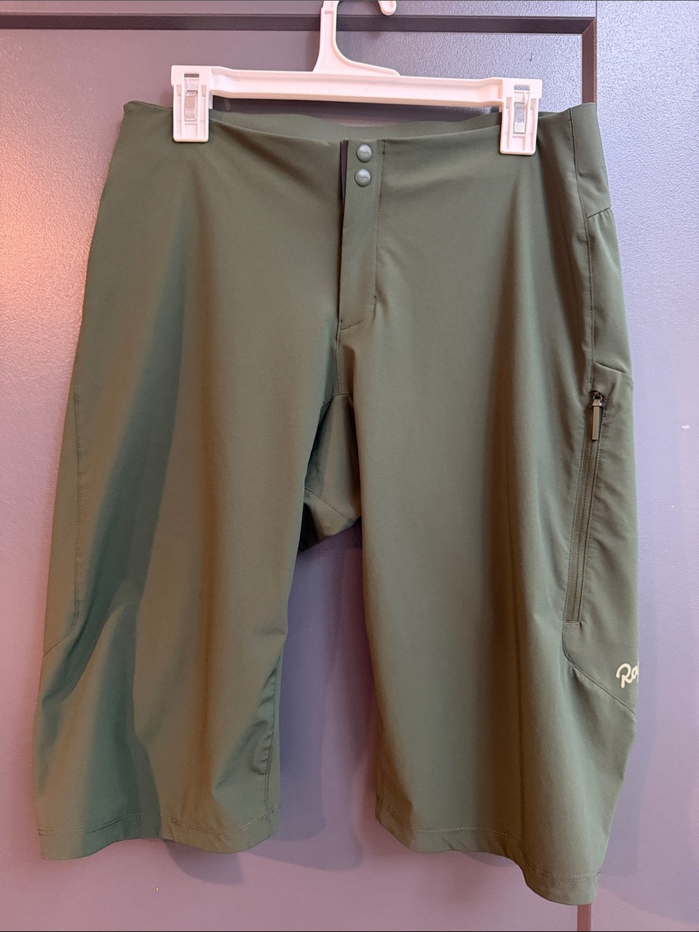 Rapha women’s Deep Olive Green Trail Fast & Light Bike Shorts